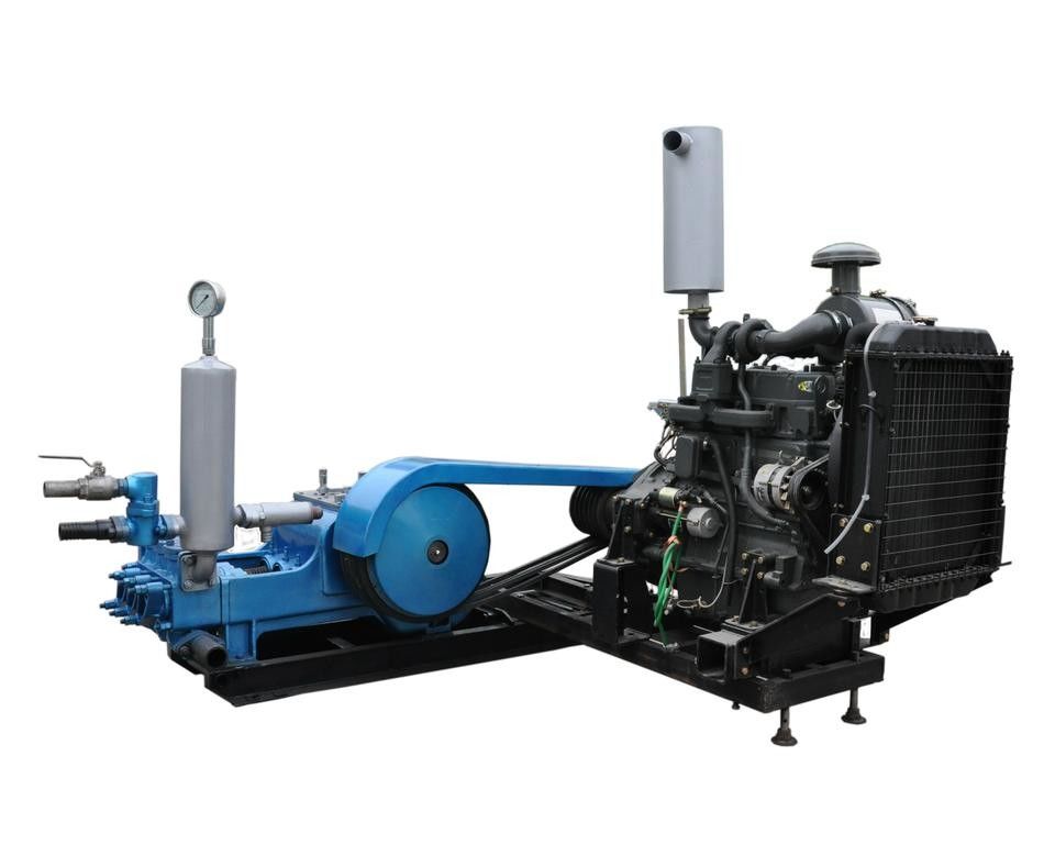 600 L/Min 흐름 속도 작은 굴착 진흙 펌프 110mm 피스톤 스트로크 55kw 전력 입력