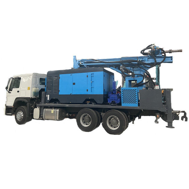 500m 깊이 우물 파리 리그 물 트럭 266HP 부하 엔진 40 - 130rpm 회전 속도