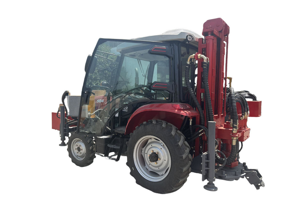 50HP 4X4 드라이빙 트랙터 객실 260m 굴착 깊이 수압 물 우물 굴착 기계 / 굴착 기구 기계