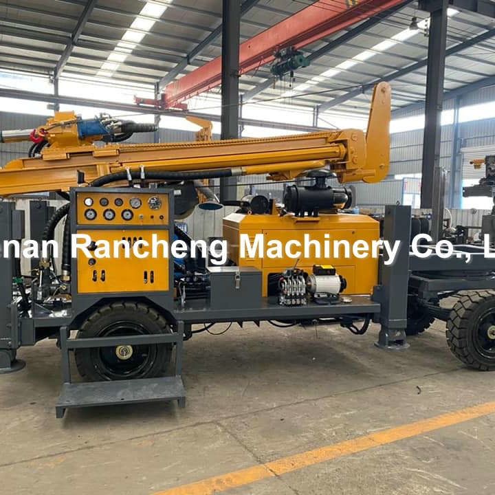 220m 65KW 쿠안차이 엔진 휠 설치 물 우물 파리 리그 13T 리프팅 힘