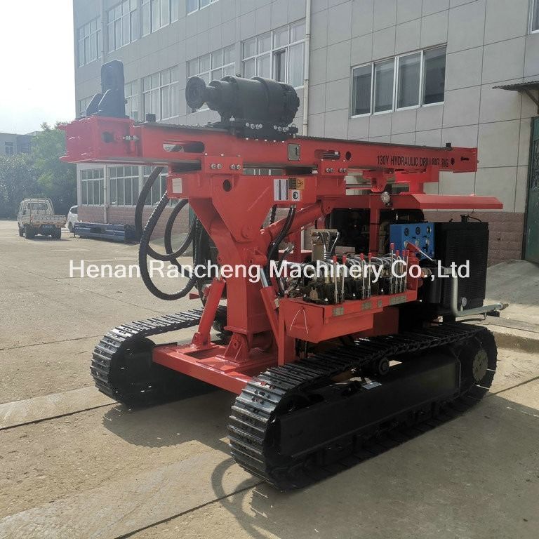 RC130Y 마이크로 파일 리그 400mm 도공 직경 물 우물 오거 파일 DTH 드릴링