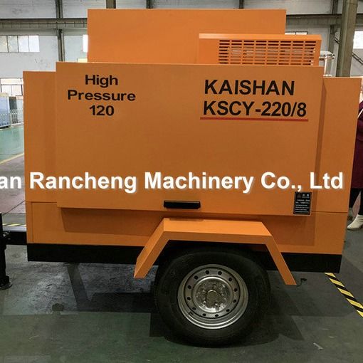 1400kg 휴대용 디젤 나사 공기 압축기 55KW 8Bar 작업 압력