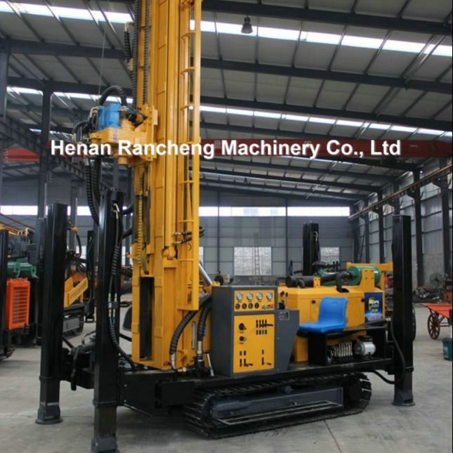 680m 자동 크롤러 탑재 디젤 엔진 굴개 DTH Pneumatic 물 우물 파리 리그 기계