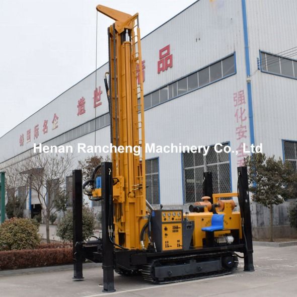 680m 자동 크롤러 탑재 디젤 엔진 굴개 DTH Pneumatic 물 우물 파리 리그 기계
