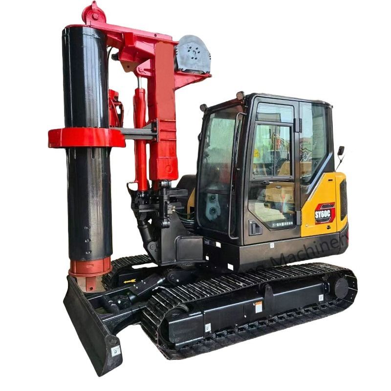 RCQ-10C 수압 미니 파일 헐링 리그 10m 깊이와 10-45RPM R/Min 회전 속도