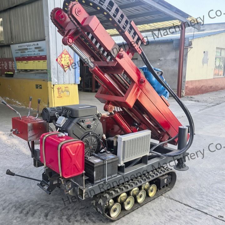 28HP 가솔린 엔진을 가진 태양 전지 설치용 소형 수압 스파일 드라이버 RCKM-30S