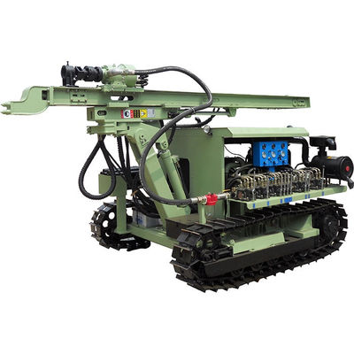 90mm - 140mm 디아 DTH 굴착 장비 45kw 디젤 엔진 아래 구멍 굴착 리그
