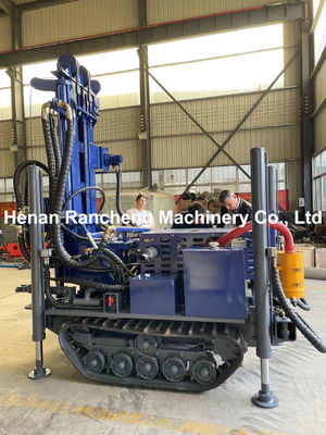 180m Pneumatic DTH 굴착 및 진흙 펌프 로터리 작은 물 우물 굴착 기계