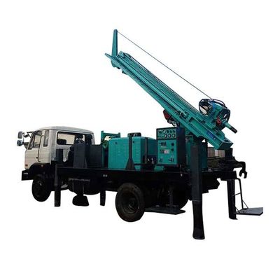 280m 깊이 트럭에 장착된 물 우물 굴착 기계 210HP 부하 차량 엔진