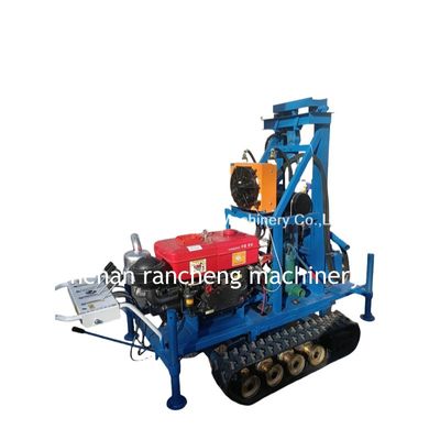 최대 깊이 150m RCS200C 고무 크롤러 작은 물 우물 파리 리그 기계