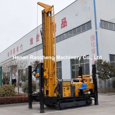680m 자동 크롤러 탑재 디젤 엔진 굴개 DTH Pneumatic 물 우물 파리 리그 기계