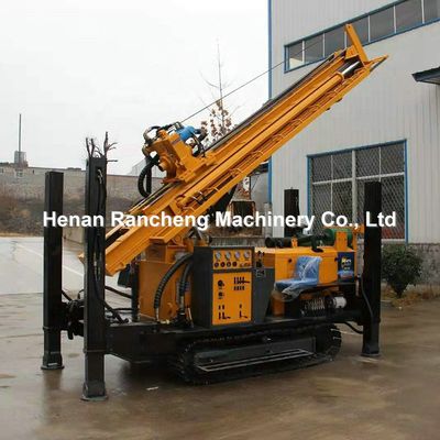 350m 굴착 깊이 고무 뚜라미 트랙 물 우물 굴착 리그 Pneumatic Rubber Crawler Drilling Rig
