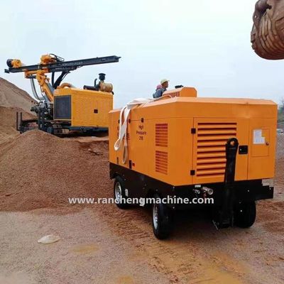 1400kg 휴대용 디젤 나사 공기 압축기 55KW 8Bar 작업 압력