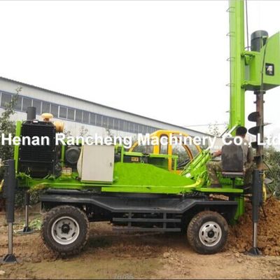 전 유압 RCQ-10W 파일링 장비 - 10m 깊이, 2200 R/Min 회전 속도