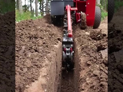 600mm 깊이 트렌치 굴착기 트렌칭 머신 관개 조경 트렌처 파이프라인용
